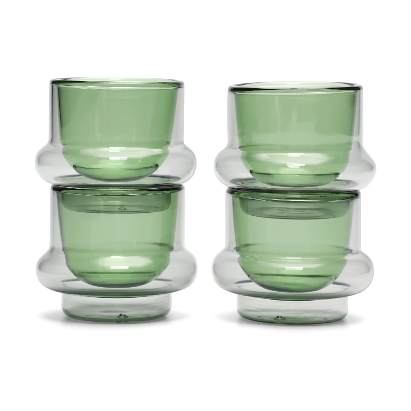 Tom Dixon Bump espressokop 4-pack Groen 5 cl