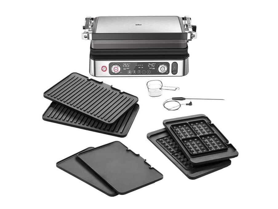 Braun CG9167 Multigrill 9 Pro 2200 W mit 370 x 230 mm Fläche (Edelstahl, Titan) jetzt mit 60 Tagen Geld zurück Garantie!* 0X17900008