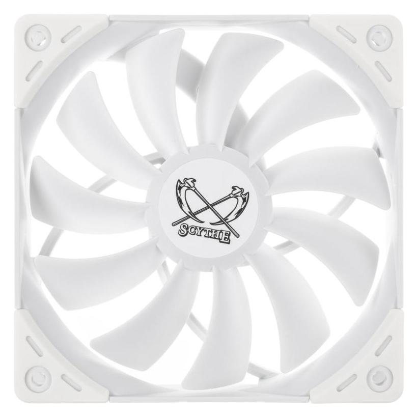 Scythe Kaze Flex 120 White PWM Lüfter, 300-1200U/min (120 mm, 1x) (KF1225FD12W-P)