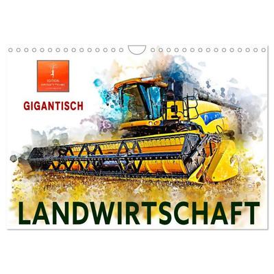 Landwirtschaft - Gigantisch (Wandkalender 2026 DIN A4 quer), CALVENDO Monatskalender