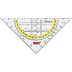 Baier & Schneider, Lineal, Geometrie-Dreieck (16 cm, Kunststoff)
