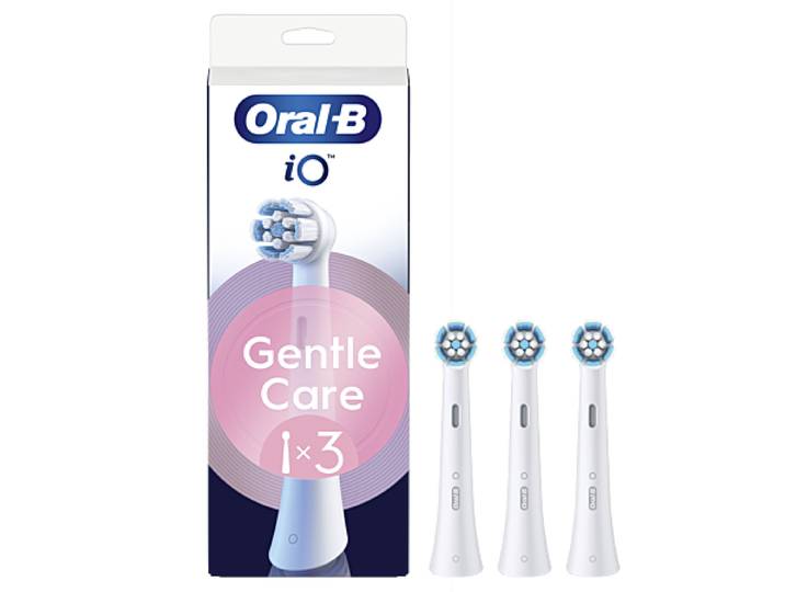 Brossettes dentaires Oral-B Série iO Gentle Care x3 blanc BRAUN