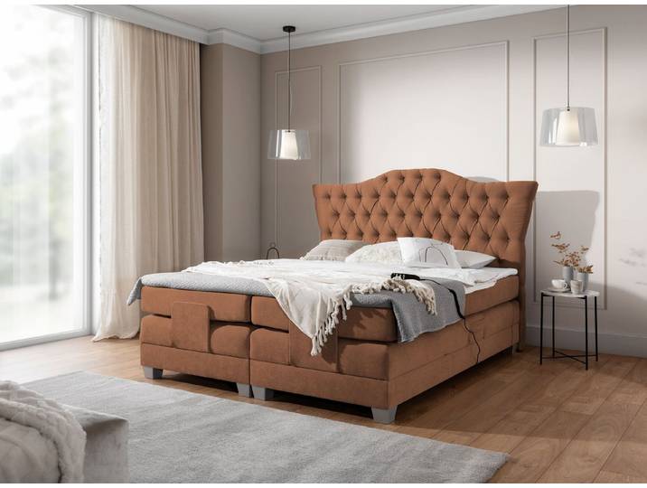 yourhouse24 Boxbett London Hotelbett Elektrisch Kontinentales Bett