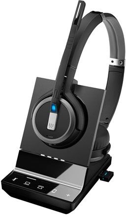 Sennheiser EPOS IMPACT SDW 5066 Binaural DECT Wireless Headset System with Base Station
