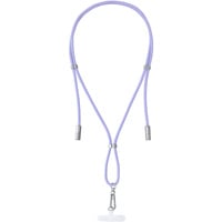 Handykette und Lade-/Datenkabel Cell Phone Charging Lanyard violett, 1,65 Meter, USB-C, PD3.0 / QC4.0, Nylon