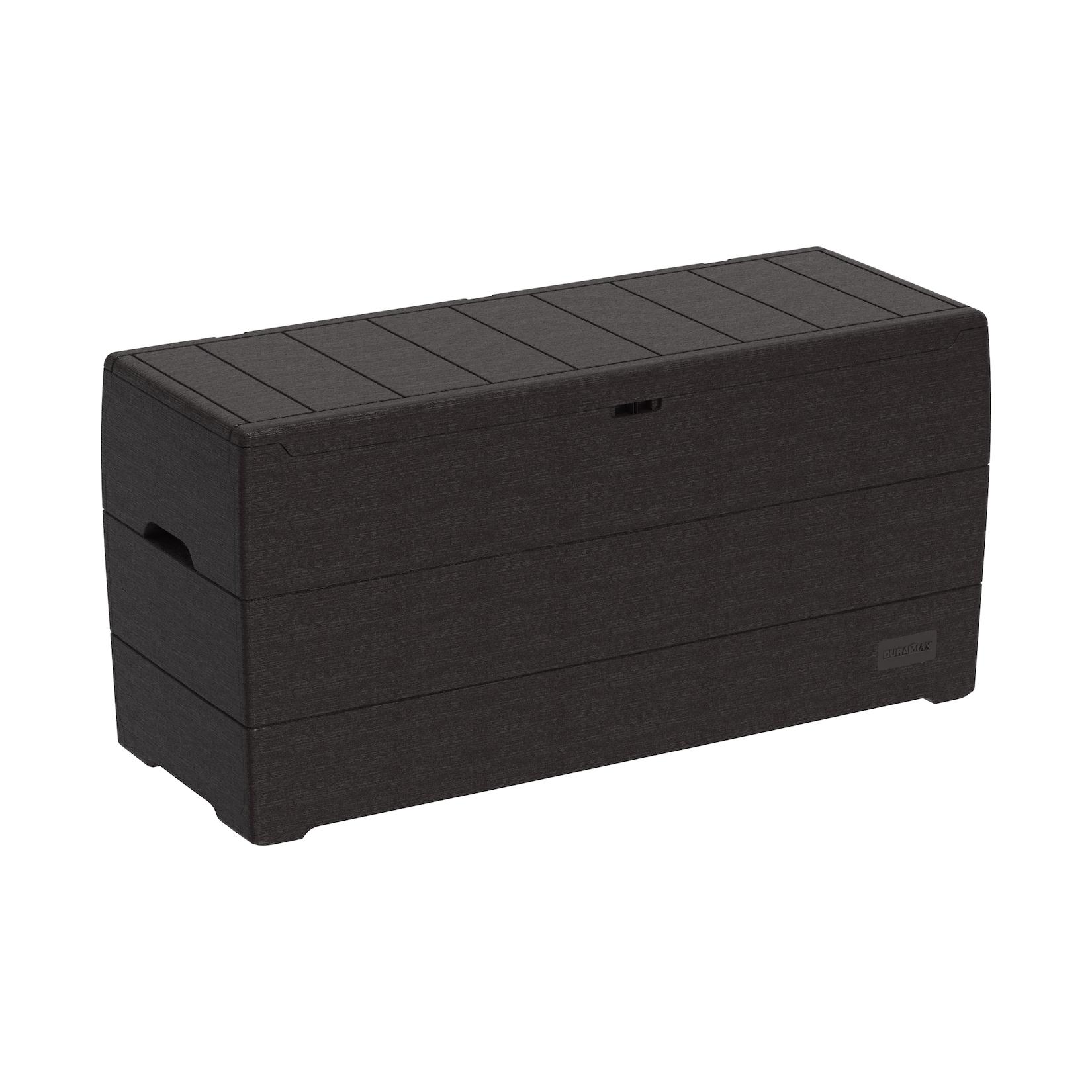 VCM Durabox Kunststoff Garten Aufbewahrungsbox Sitzbank Kissenbox 270 l, 117 x 45 x 56 cm