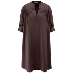 Kleid überschnittener Schulter Peter Hahn braun, 44