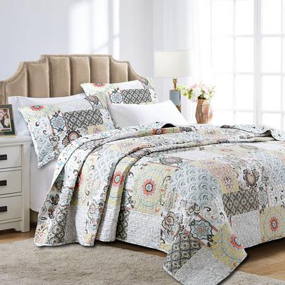Cozy Line Home Fashions Cozy Line Moorea Stylish Floral Patchwork 6-piece Quilt Bedding Set
