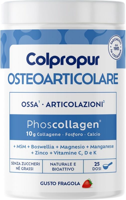 PROTEIN SA Colpropur Osteoarticolare Gusto Fragola, 340 g