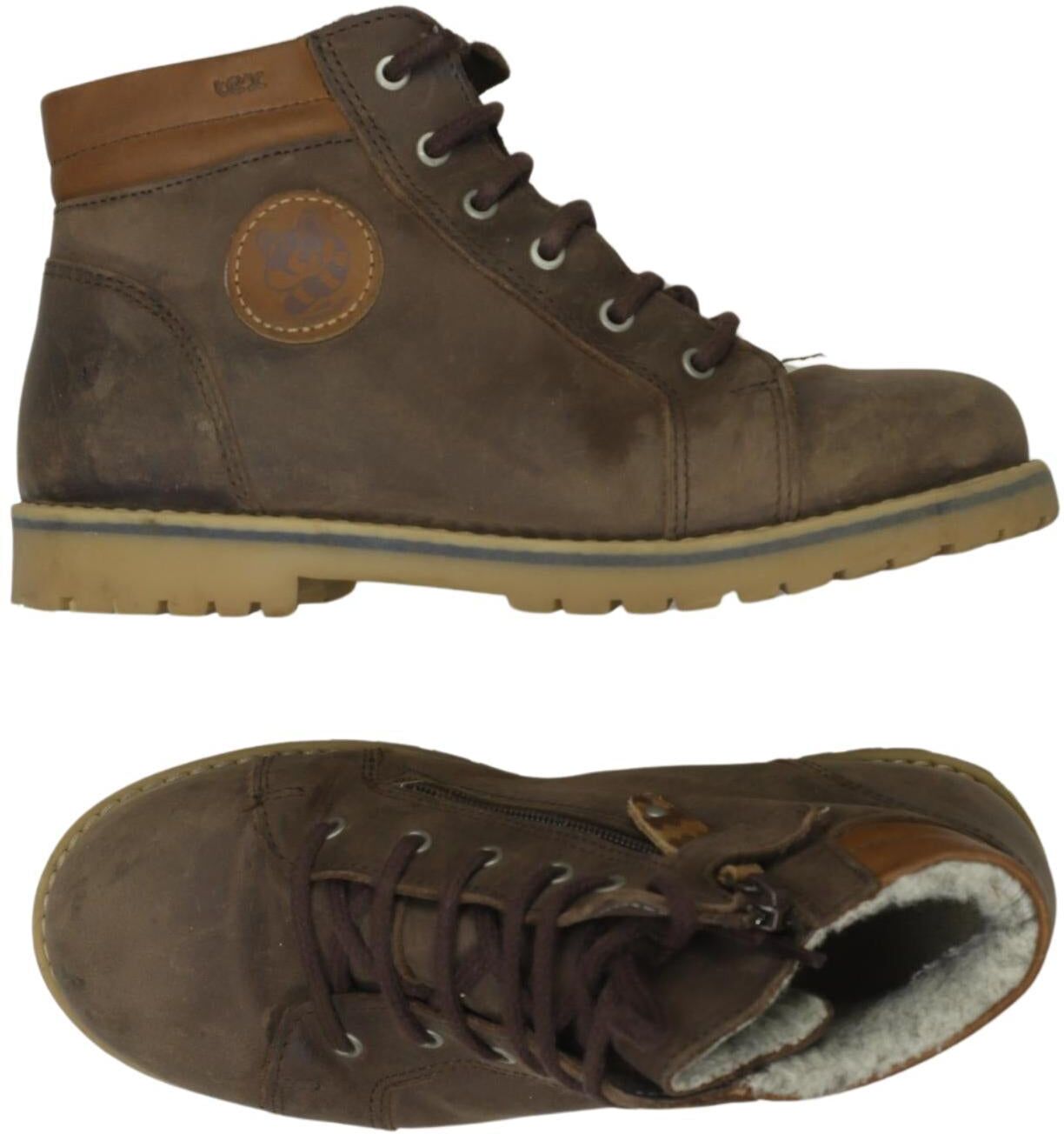 racoon Jungen Kinderschuh, Braun, Gr. EU 34, Leder - Second Hand