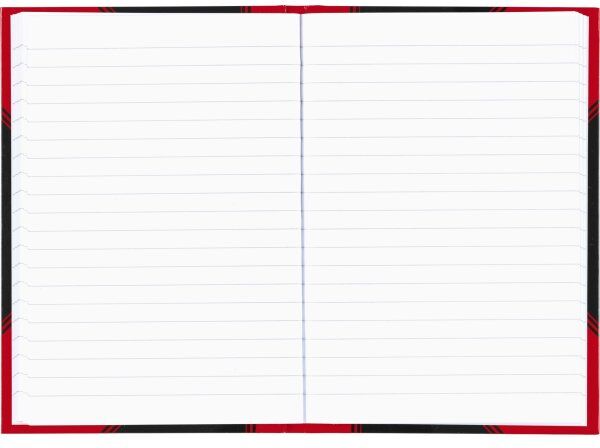 Bantex Kina Notes   A5   Linjeret   Sort/rød