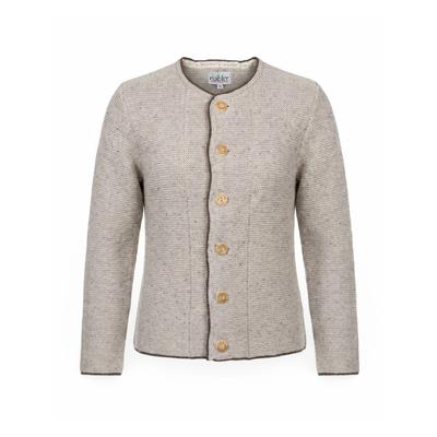 Strickjacke NÜBLER "Strickjacke Hannes", Herren, Gr. XXL, beige, Obermaterial: 100% Baumwolle CO., Strickjacken Strickjacke