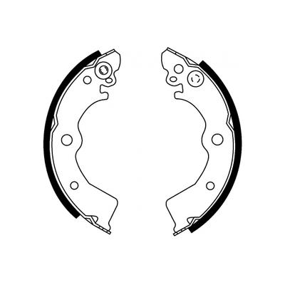 MAPCO Bremsbackensatz 8521 Hinterachse für NISSAN