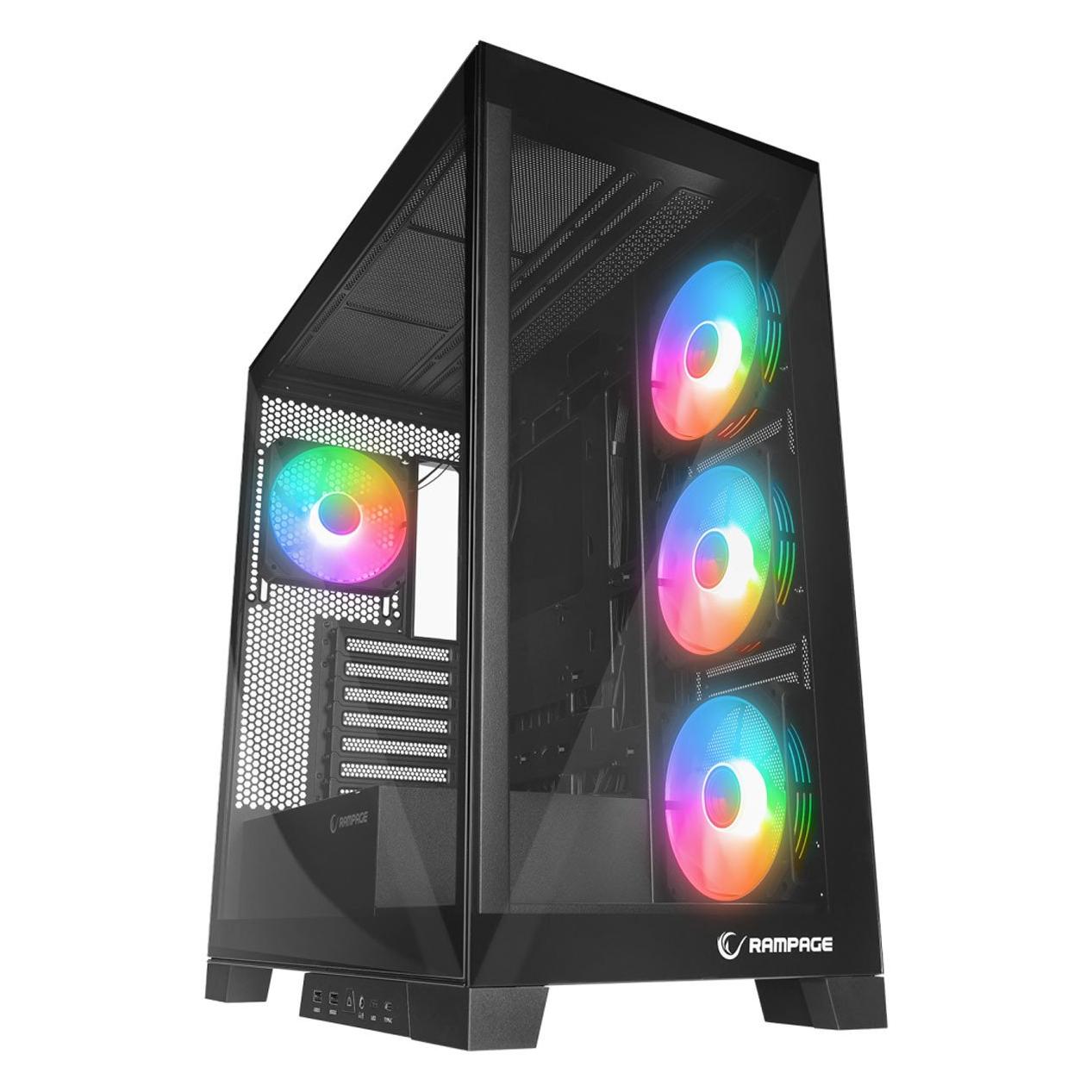Rampage Obudowa Hydra V2 ARGB czarna (HYDRAV2-BLACK) (HYDRAV2-BLACK)