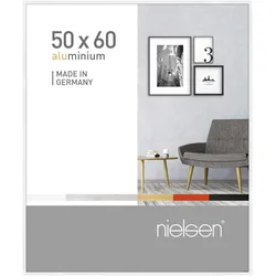 Nielsen Bilderrahmen Pixel Aluminium Weiß glanz / 50 x 60