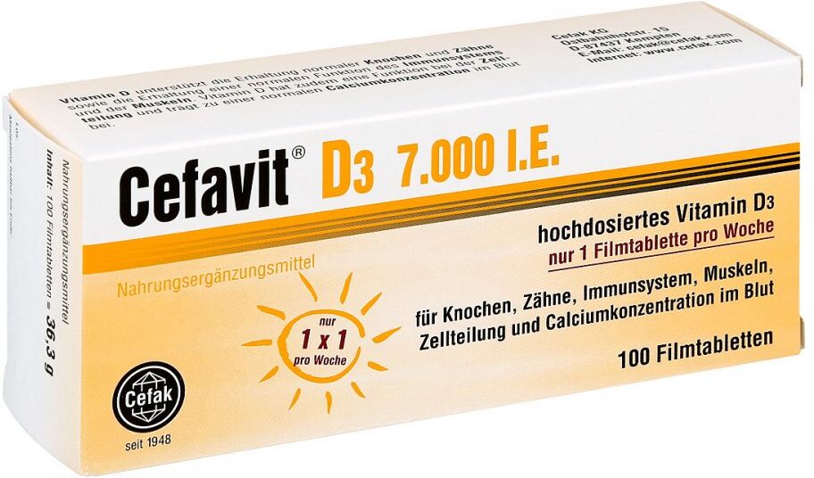 Cefavit D3 7.000 I.e. Filmtabletten 100stk