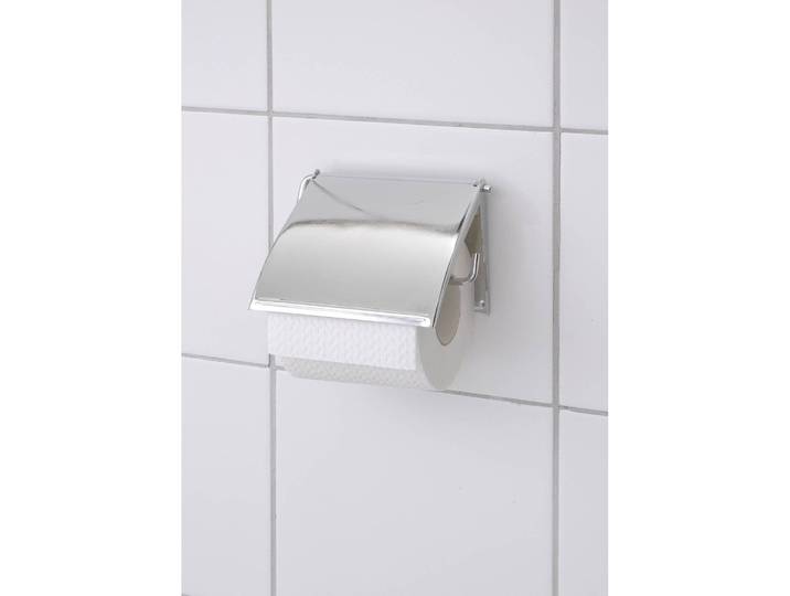 Dérouleur de papier toilette Cover Acier Argenté 13 x 12 x 2cm
