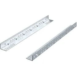 Rittal Rack-Schiene (Packung mit 2), Serverschrank Zubehör, Silber