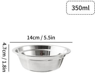 Uplift Picks Large Capacity Stainless Steel Mixing Bowl Salad Kneading Bowl 14 Cm