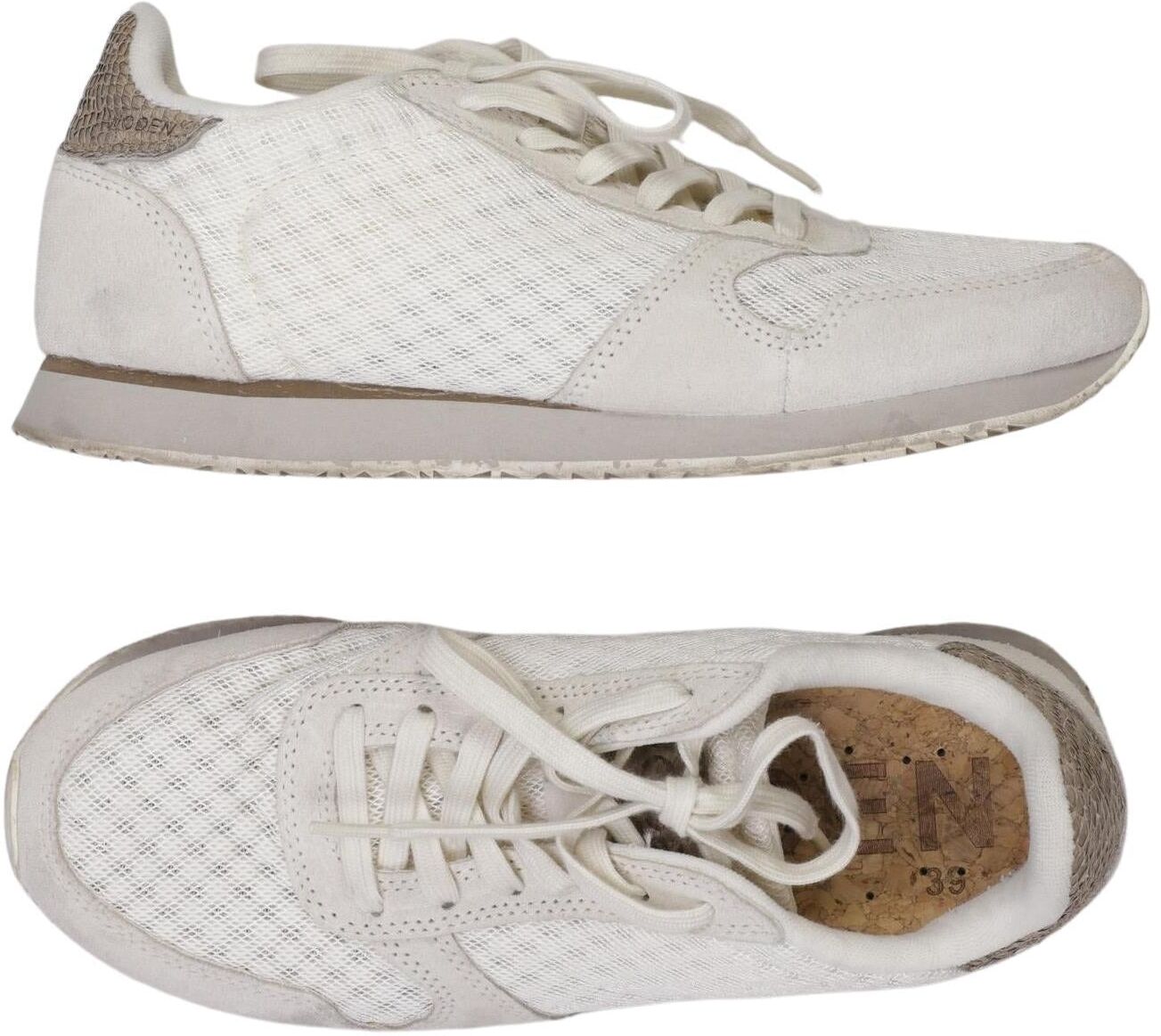 Woden Damen Sneaker, Weiß, Gr. EU 39, kein / Etikett - Second Hand
