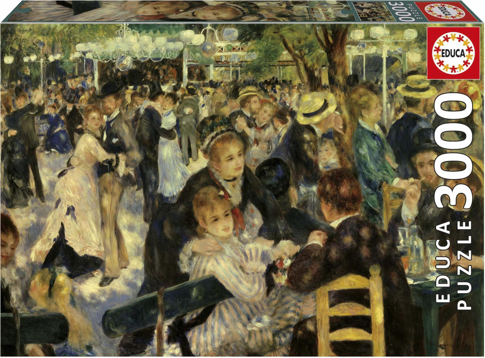 Educa Puzzel Dans in het Moulin de la Galette - 3000 stukjes - 120 x 85 cm