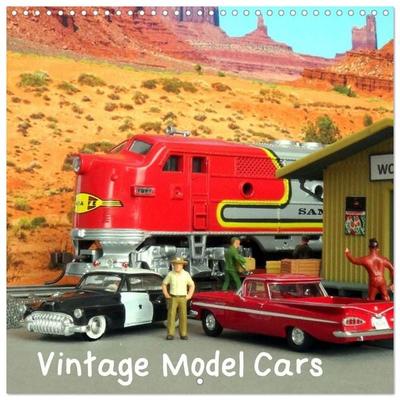 Vintage Model Cars (Wall Calendar 2027 12 × 12 Inch) CALVENDO 12 Month Wall Calendar
