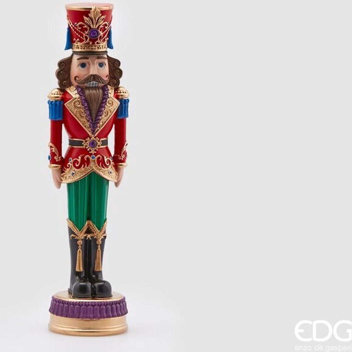Enzo De Gasperi Kerst Notenkraker staand 35 cm