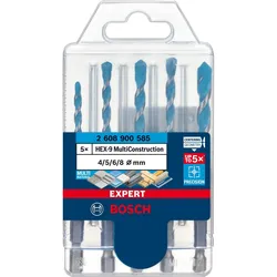 Bosch Expert MultiConstruction HEX-9 Bohrer-Set 4/5/6/6/8 mm 5tlg. - 2608900585
