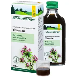 Schoenenberger Heilpflanzensaft Thymian 200 ml