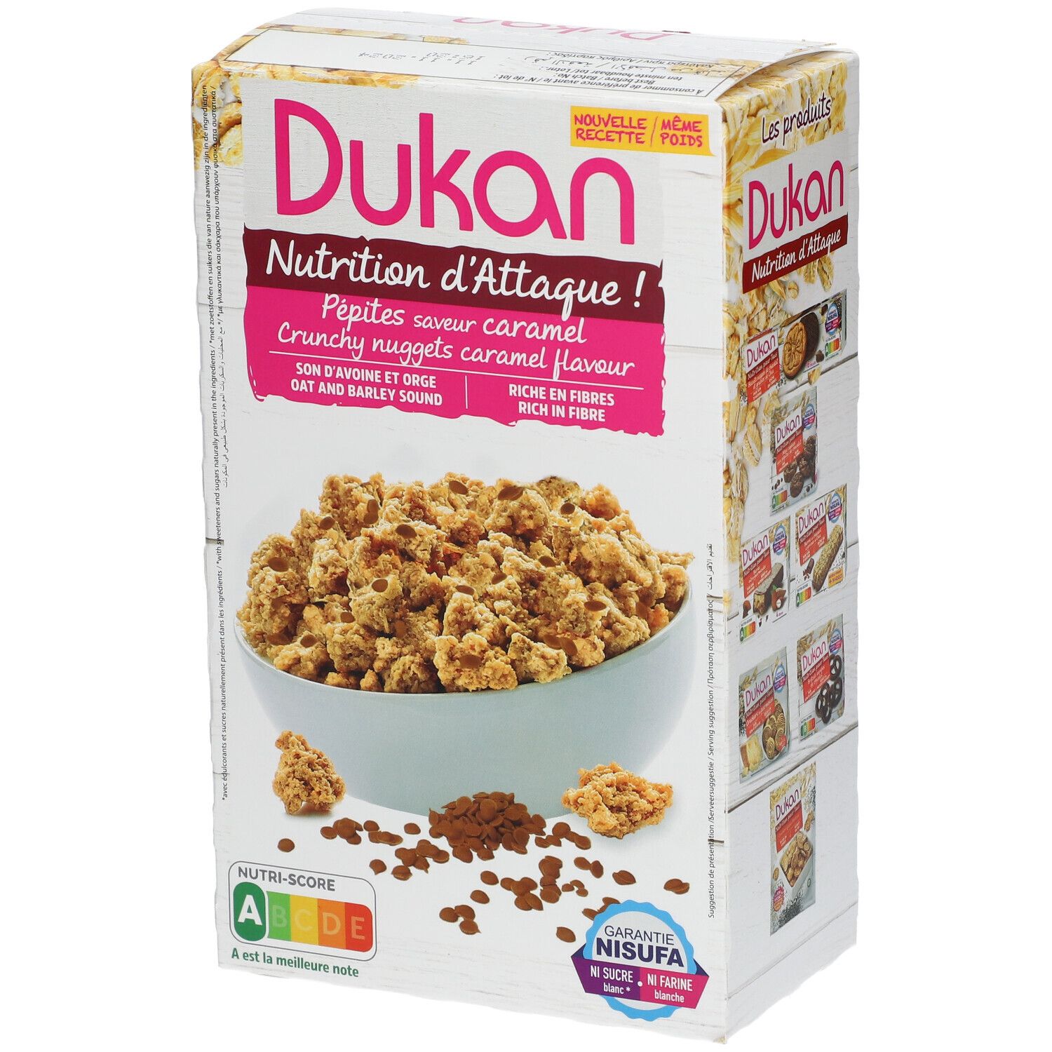 Dukan Haverzemelen Caramel Stukjes 350 g Pulver