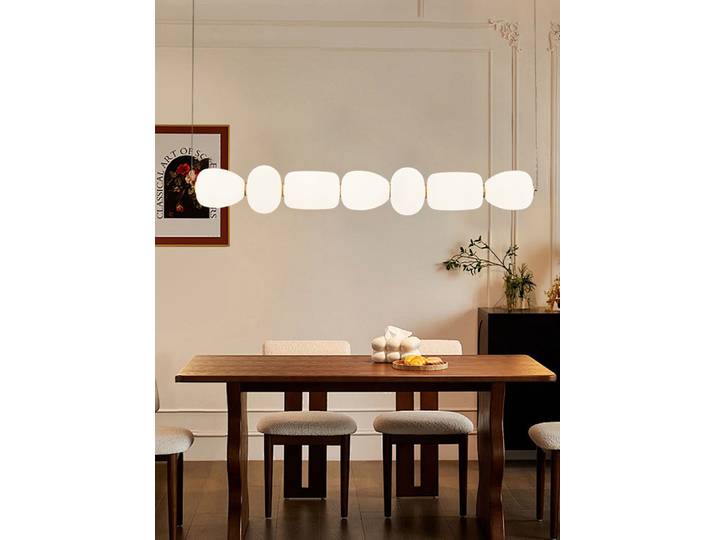 Lampe à suspension moderne en verre blanc laiteux LED nordique Table à manger lampe suspendue salon cuisine chambre boule de verre suspension