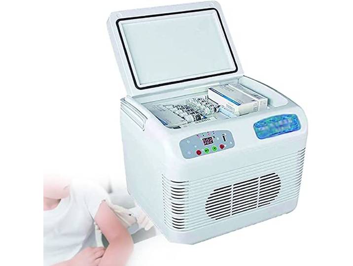 mini kühlbox,Mini Insulin KüHlbox Elektrisch Insulin KüHler Tragbare Medikamenten KüHlschrank Kleiner Auto KüHlschrank 0-18 ℃ KüHltasche Thermostat FüR Auto Reise