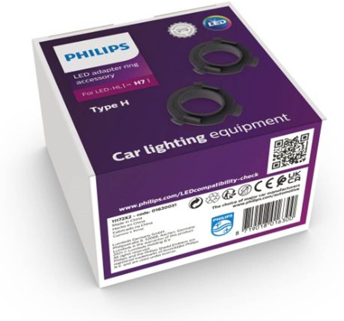 Anel adaptador tipo h Philips (2 peças)