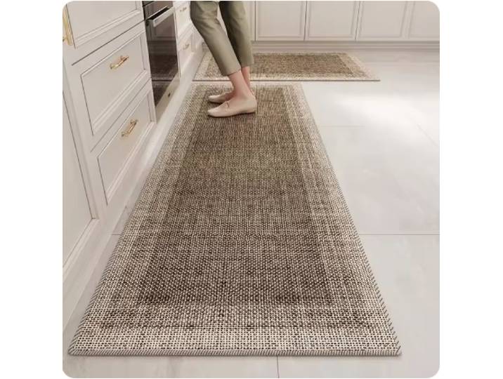 Tapis de sol de cuisine à lien personnalisé, tapis de salon
