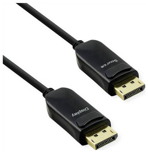 Value DisplayPort Anschlusskabel DisplayPort Stecker, DisplayPort Stecker 50m Schwarz 14.99.3469 DisplayPort-Kabel