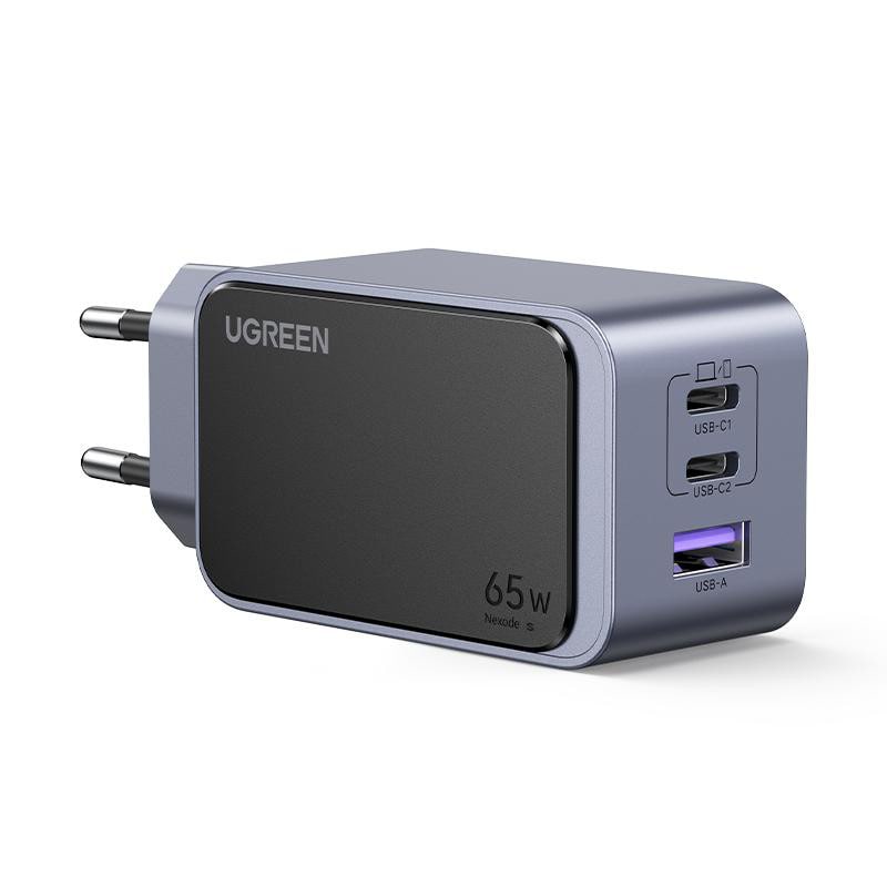 Ugreen Nexode Ladegerät X553 GaN 65W schwarz/grau