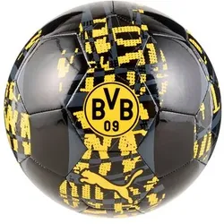 Puma Unisex Fan-Bälle BVB Prematch Ball, Größe 5 in Schwarz Schwarz