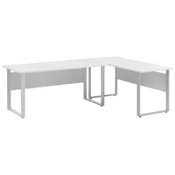 Schreibtisch 1600 Hellgrau ca. 160x235x73,2cm