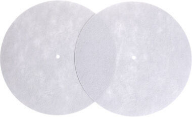 Dr.Suzuki "12"Slipmats Mix-Edition White" Weiß