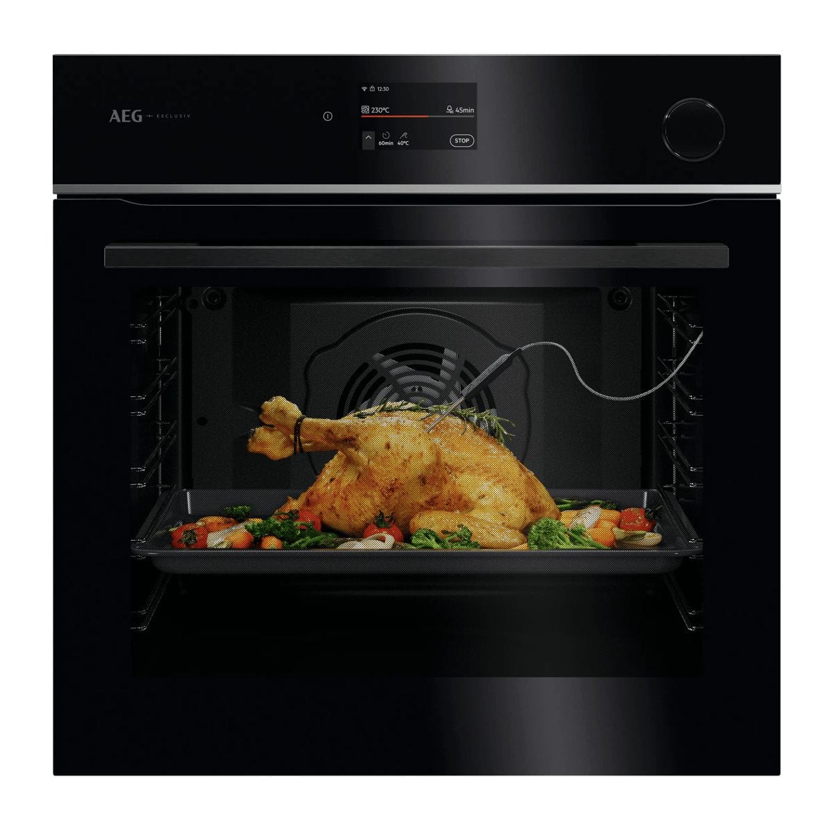 AEG Serie 7000 TR7PB73FSB Einbaubackofen groß Dampfgaren AutoClean 949 494 889