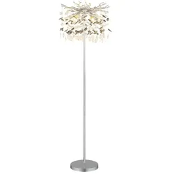 Globo Lighting Stehleuchte   , grau , Maße (cm): H: 155  Ø: 46
