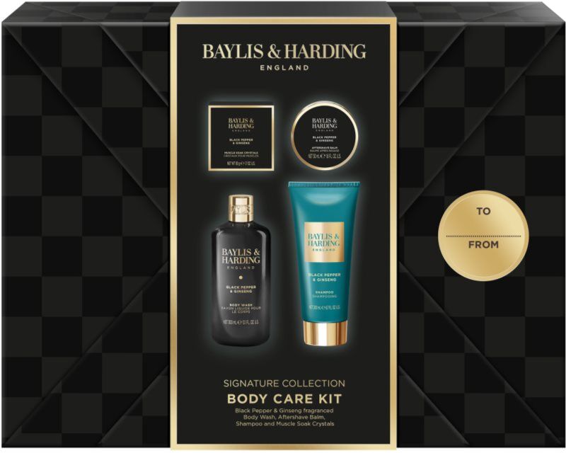 Baylis & Harding Black Pepper & Ginseng gift set for the shower
