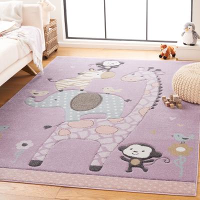 SAFAVIEH Carousel Kids Brandusa Animal Rug