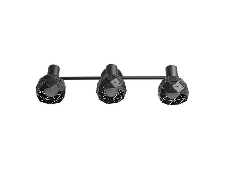 Strahler Reus, Schwarz, Metall, 48x17 cm, RoHS, Lampen & Leuchten, Innenbeleuchtung, Spots & Strahler, Deckenspots
