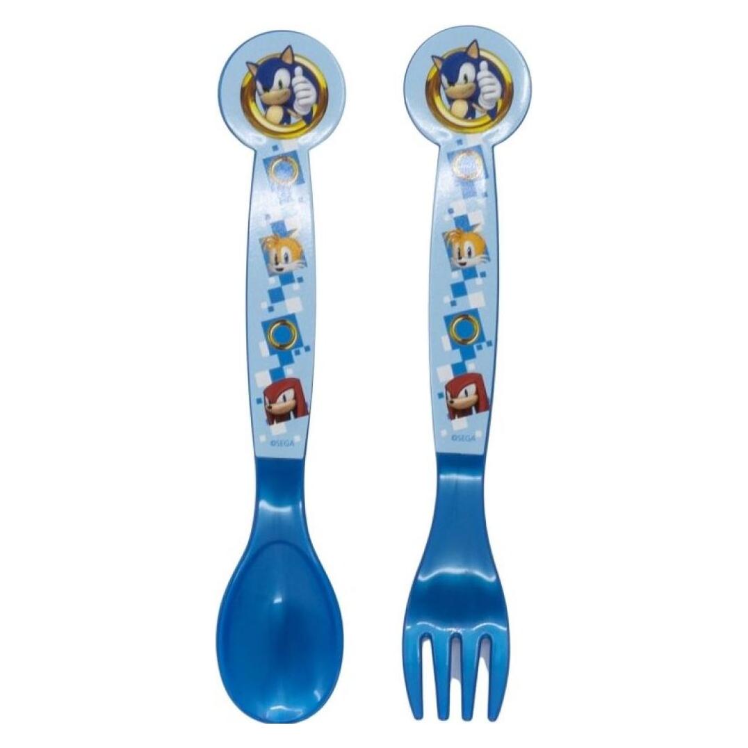 Tinisu Sonic the Hedgehog Plastik Besteck Set - 2 Teile (40517)