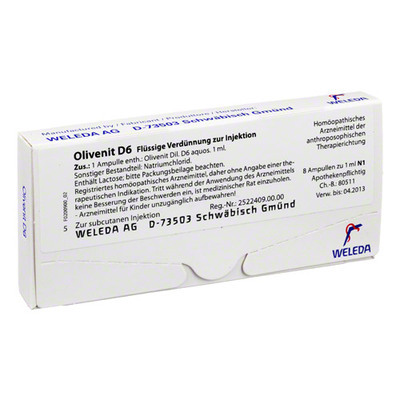 WELEDA AG OLIVENIT D 6 Ampullen 8X1 ml 01624731
