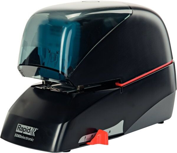 Rapid R5080e El-Hæftemaskine   80 Ark   Sort
