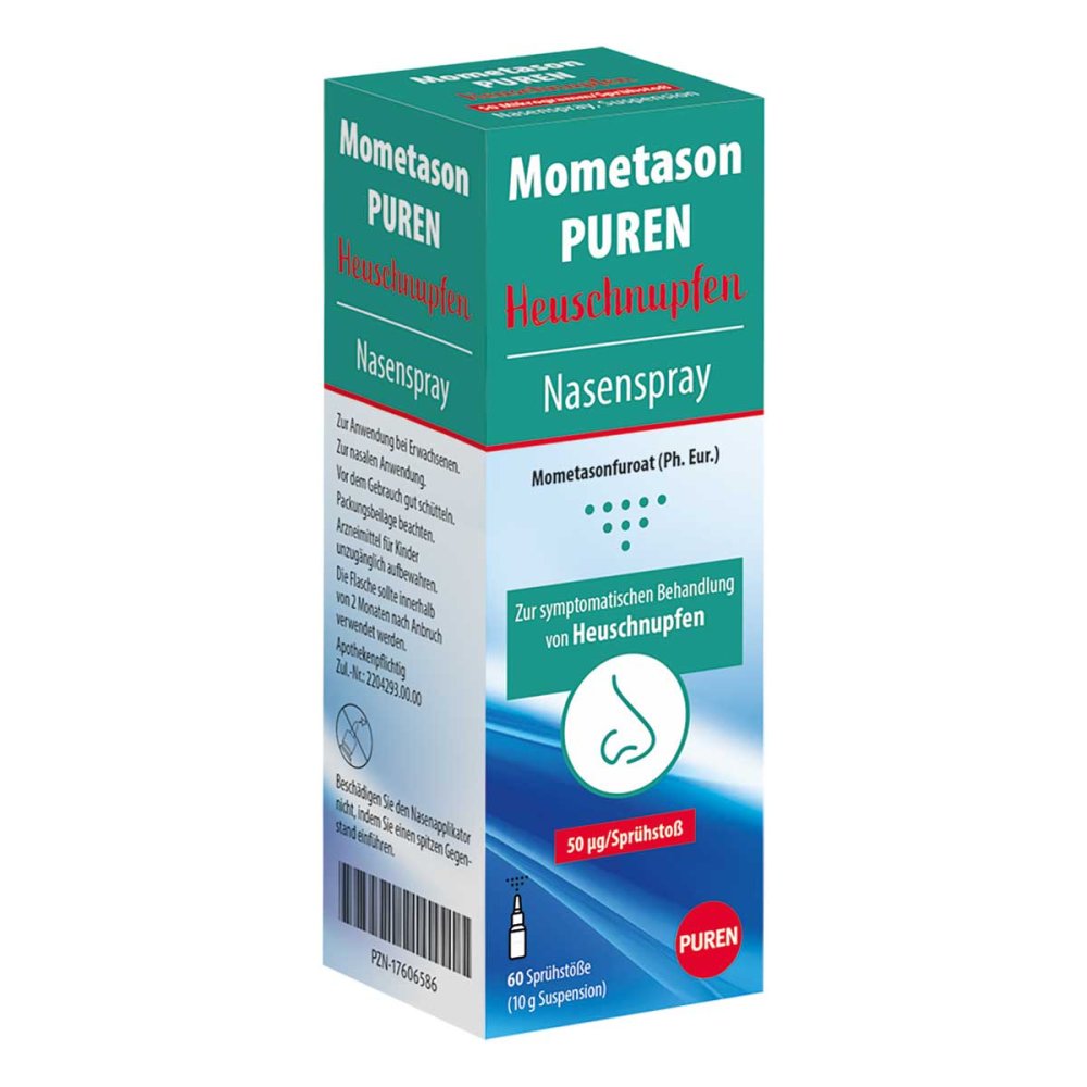 PUREN Pharma GmbH & Co. KG Mometason Puren Heuschnupfenspray 50μg/Sprühst.60 17606586