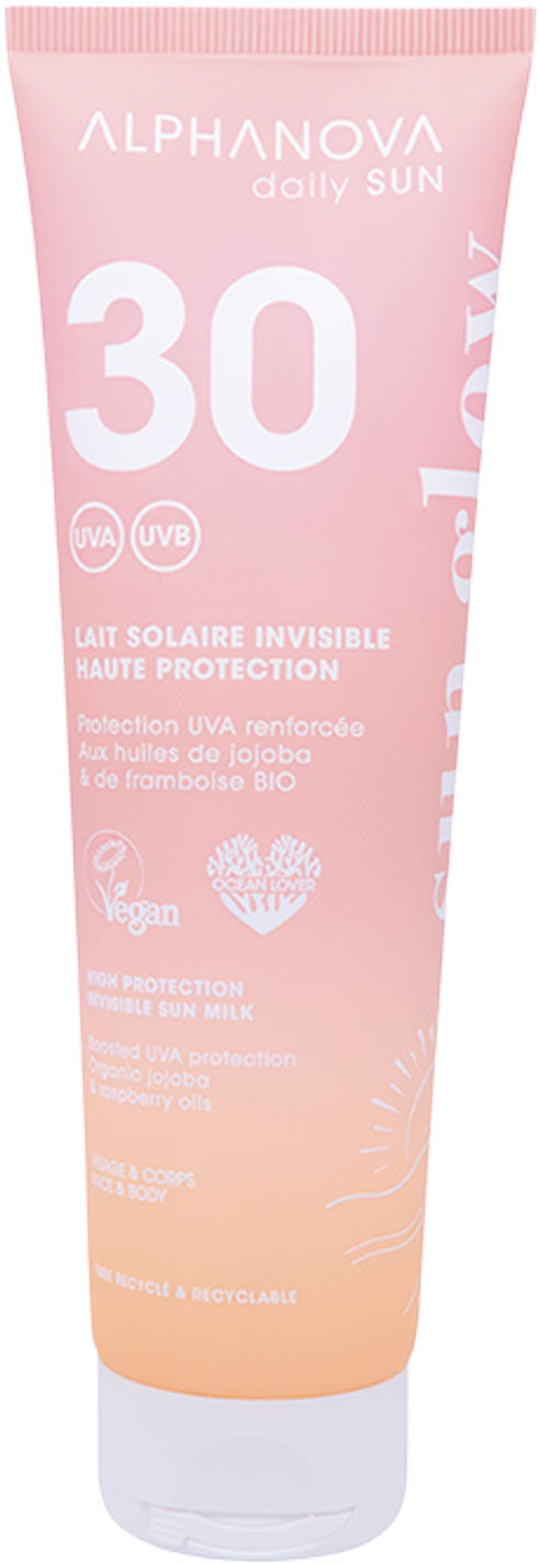 ALPHANOVA Daily Sun Glow Invisible Sun Milk SPF30 150ml