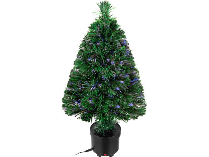 CASARIA Mini Kerstboom - 65x35cm Kunststof Verlichting - Multicolor